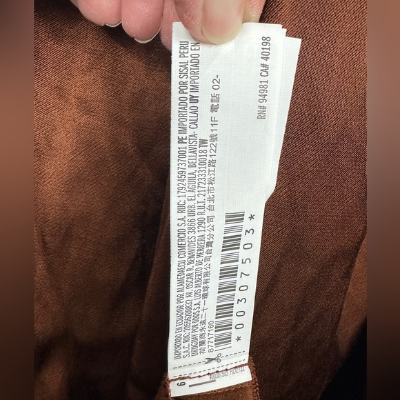 Forever 21 Contemporary bronze satin viscose midi length slip dress, sz XS, NWT - Picture 5 of 9